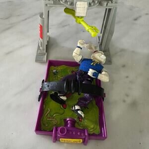 1989 Playmates TMNT Flushomatic Playset with Usagi Yojimbo